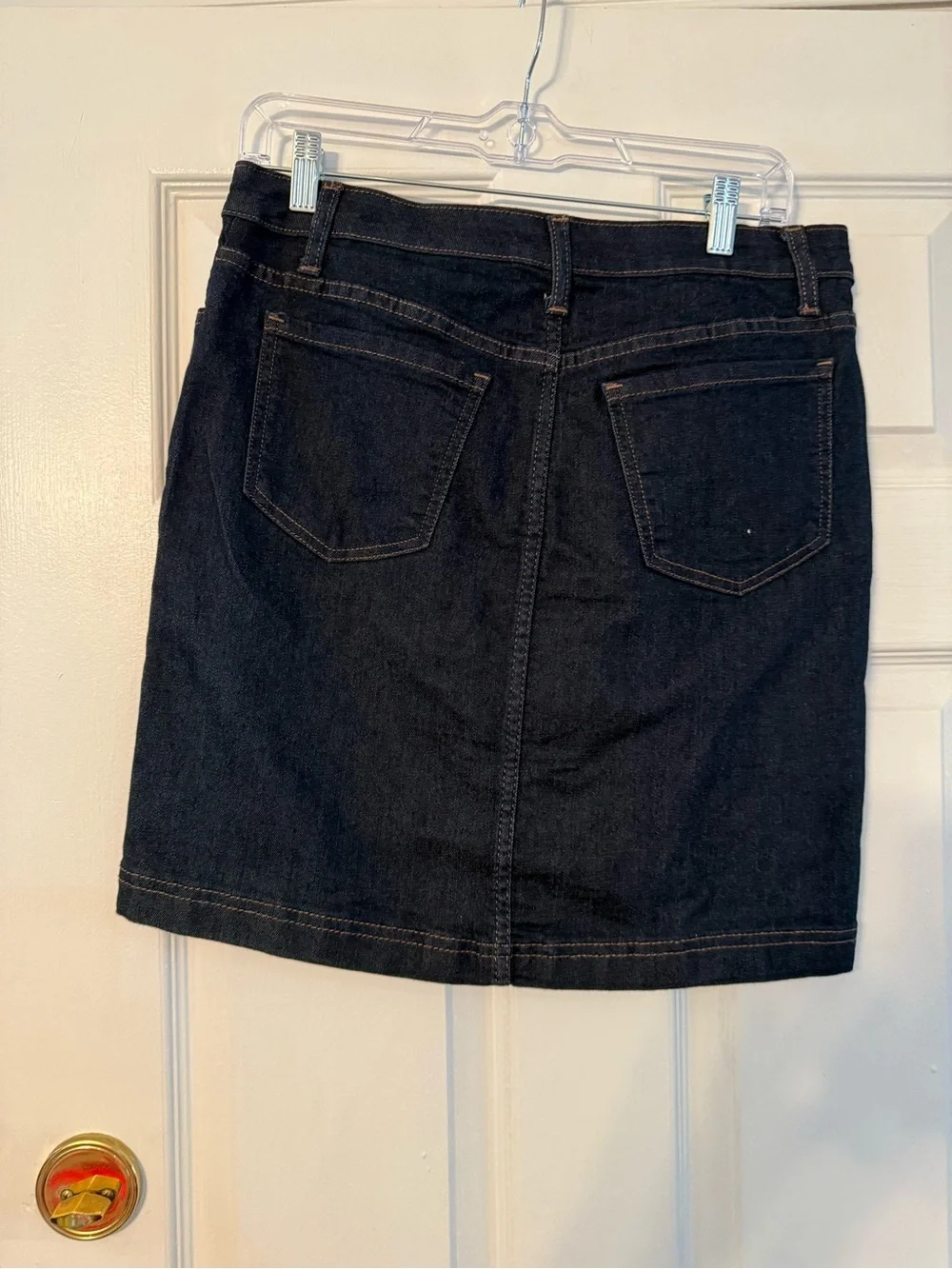 Lee Riders Midrise Skirt Blue Denim